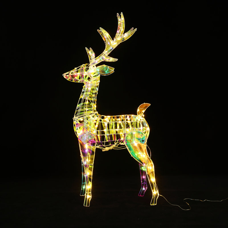 The Holiday Aisle® Magical Deer with Antlers Lighted Display & Reviews